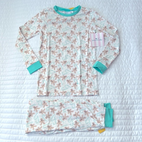 NWT! James & Lottie Gingerbread Pajamas - Picture 2 of 3